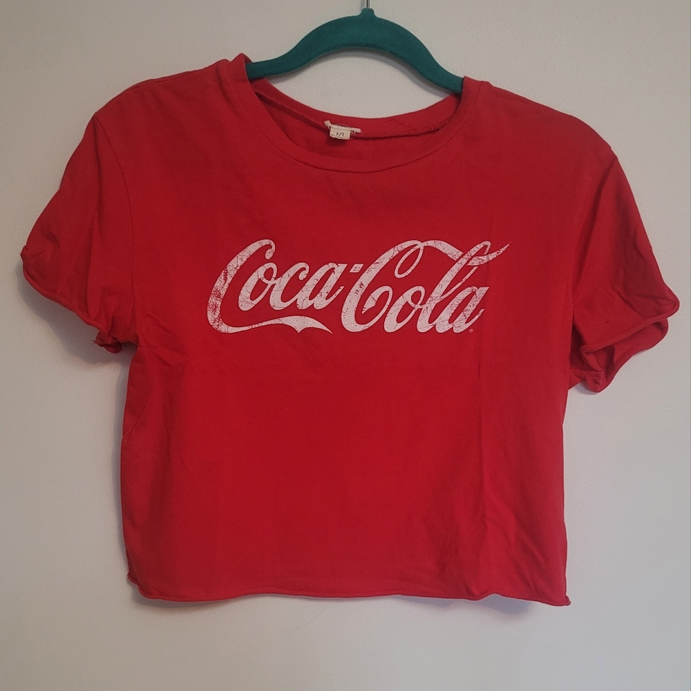 Coca cola crop top